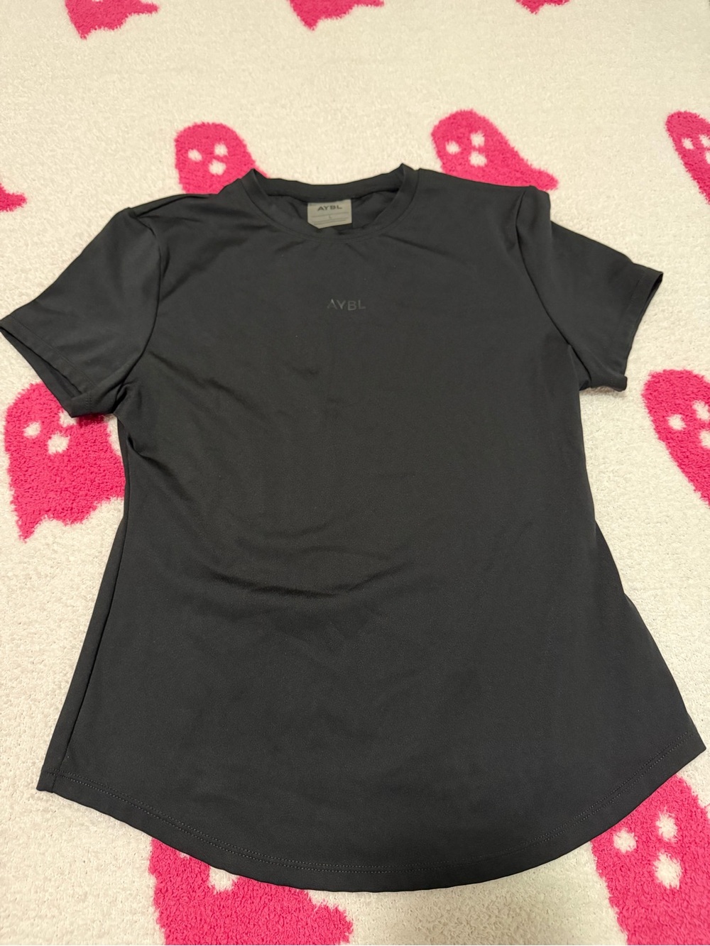 New AYBL Black Short Sleeve Crewneck Tee - Size Large